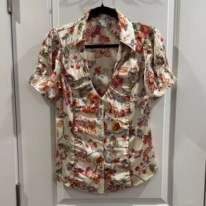 Guess Floral Patterned Top